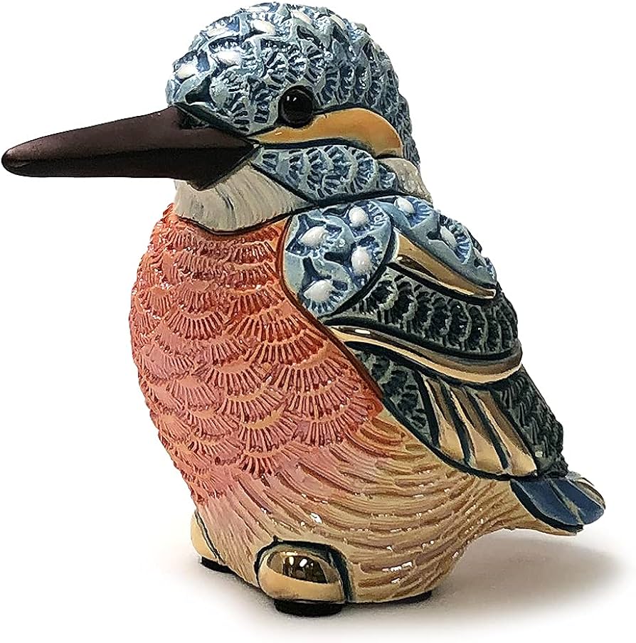 Amazon.co.jp: リンコナダ カワセミ F232 動物 陶器 置物 かわせみ