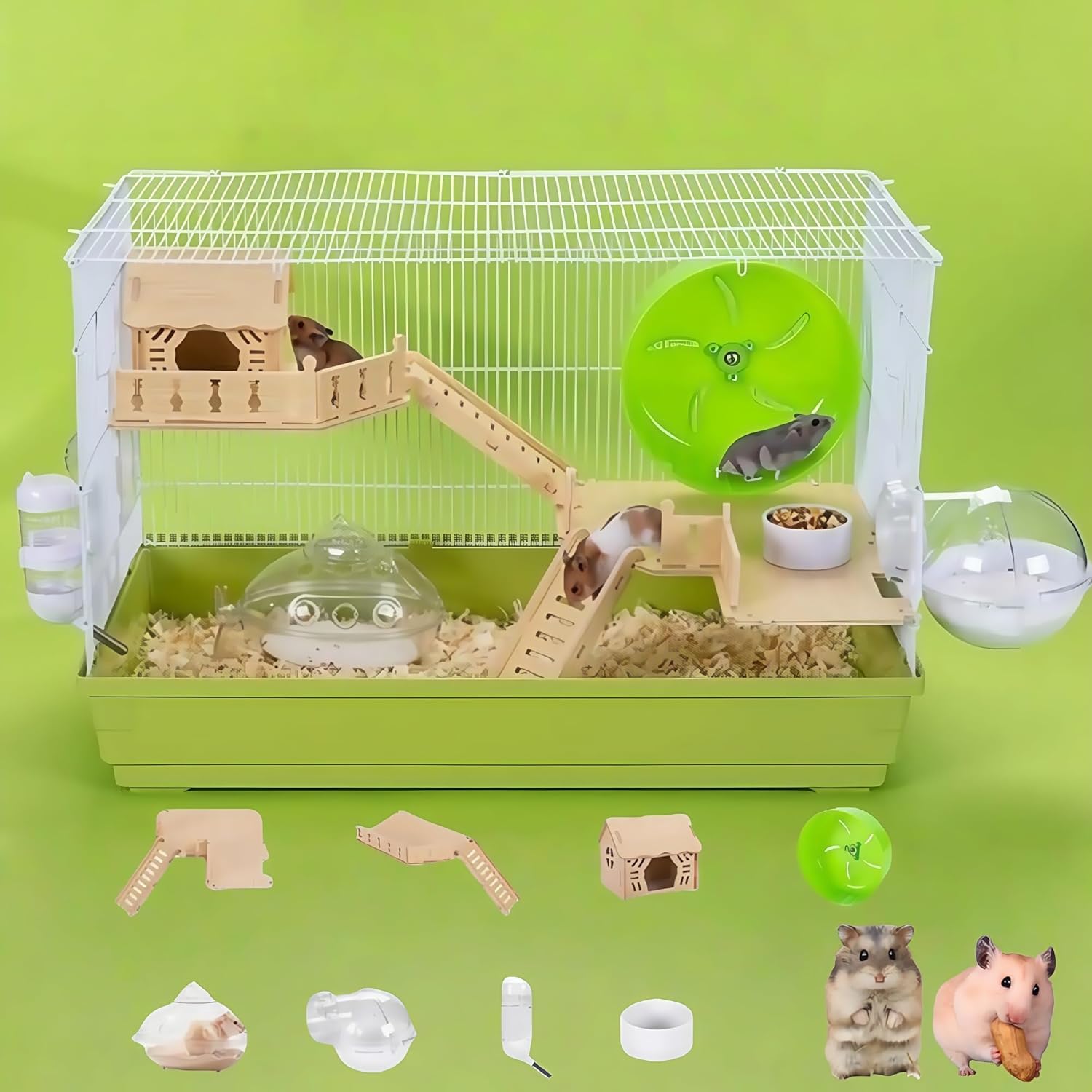 Amazon | BUCATSTATE ハムスターケージ 850 飼育ケージ 大型サイズ