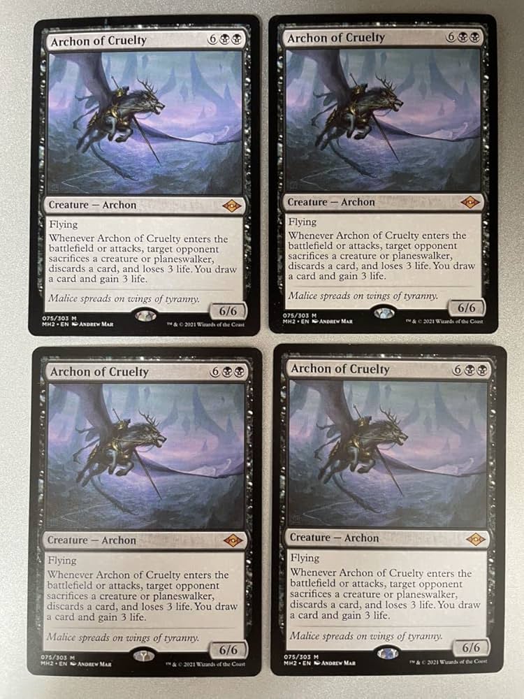 Amazon.co.jp: MTG 残虐の執政官/Archon of Cruelty 英語版 4枚セット