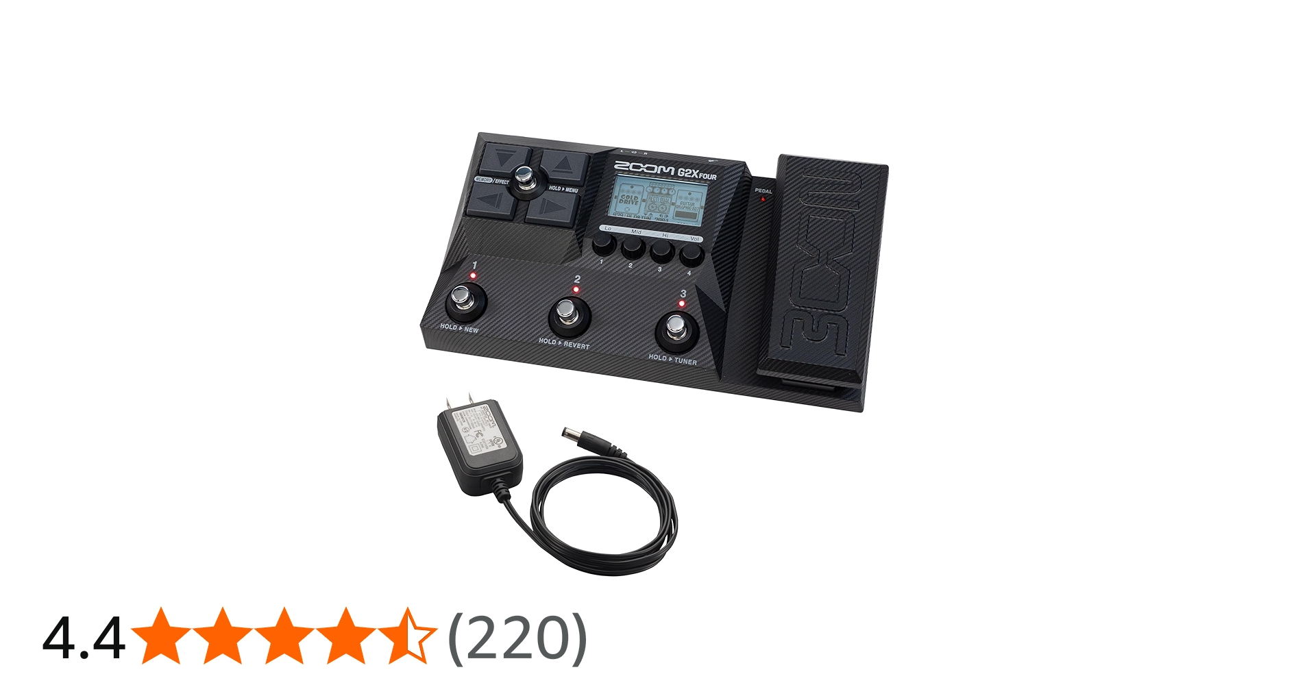 Amazon.co.jp: ZOOM ズーム G2X FOUR ギターマルチエフェクター ペダル