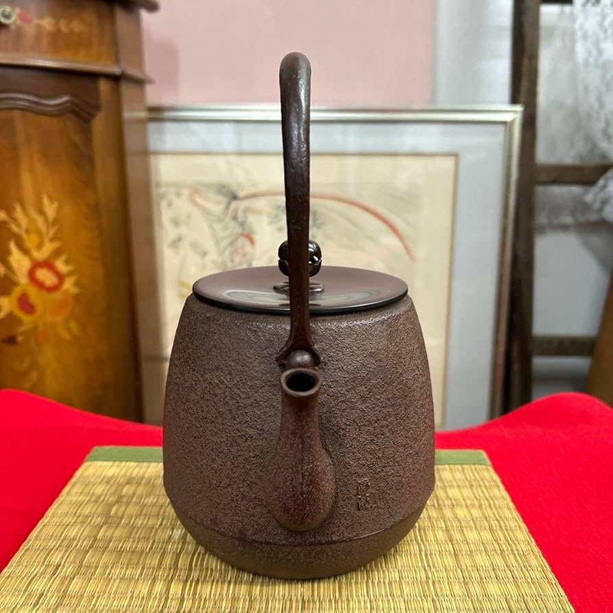 鉄瓶 手取釜 龍寳山文字入 釜師 佐藤浄清 茶釜 供箱付 茶道具 YB1