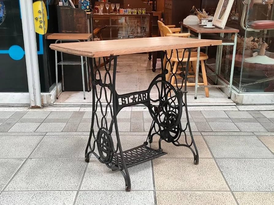 Amazon.co.jp: 1289リメイクミシンテーブルテーブルミシン台作業台机