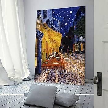 74.5cmフィンセント・ファン・ゴッホ「夜のカフェテラス」ファイン