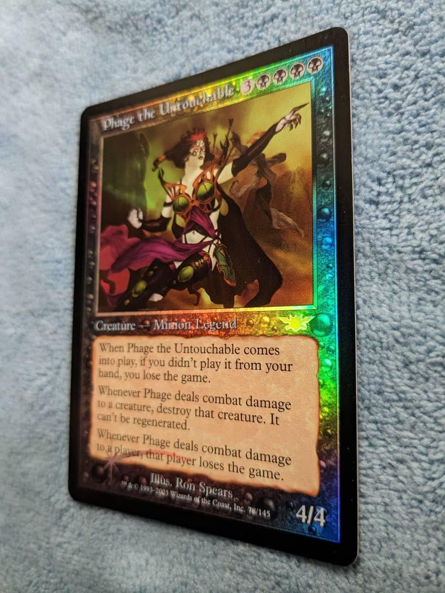 希少 中国語【Foil】 触れられざる者フェイジ 1枚 レギオン 希少 中国