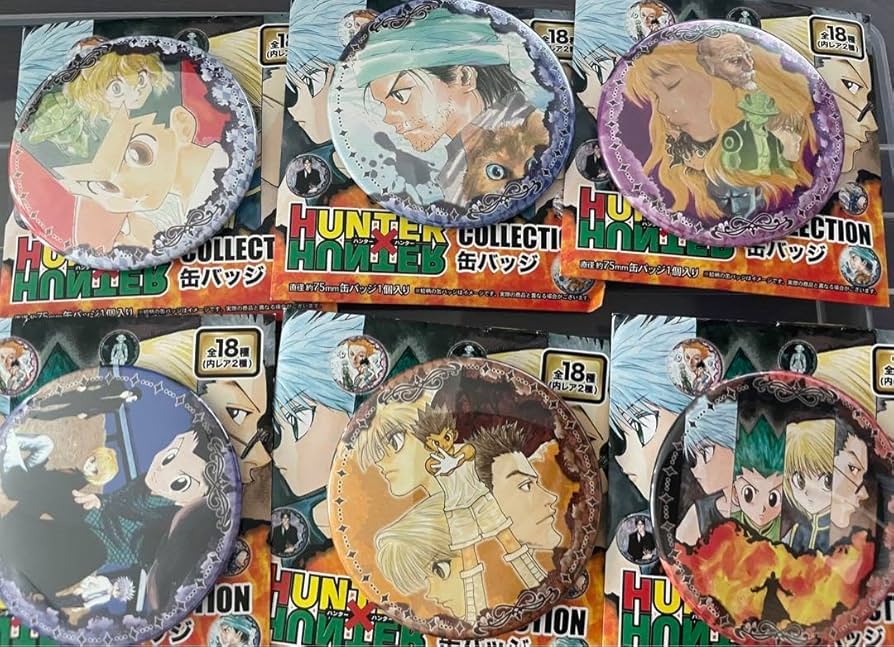 ハンターハンター HUNTER×HUNTER コレクション缶バッジ 10個 HUNTER