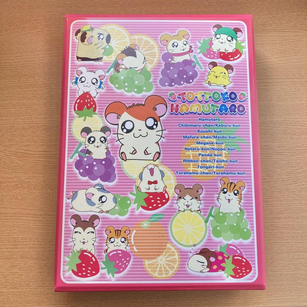 匿名配送】とっとこハム太郎 ポチ袋未開封7個+店頭陳列箱 当時品 匿名