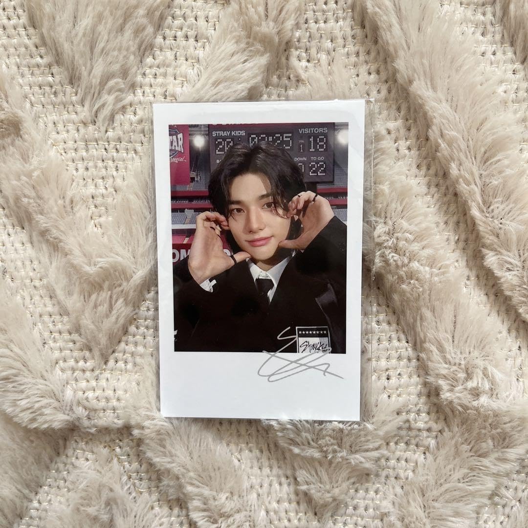 straykids ヒョンジン 直筆サイン チェキ 未公開 ポラロイド straykids
