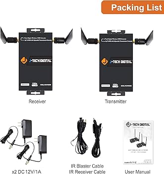 Amazon.com: J-Tech Digital Wireless HDMI Extender Transmitter +