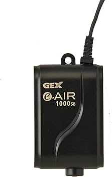 Amazon | ジェックス GEX AIR PUMP e‐AIR 1000SB 吐出口数1口 水深35cm