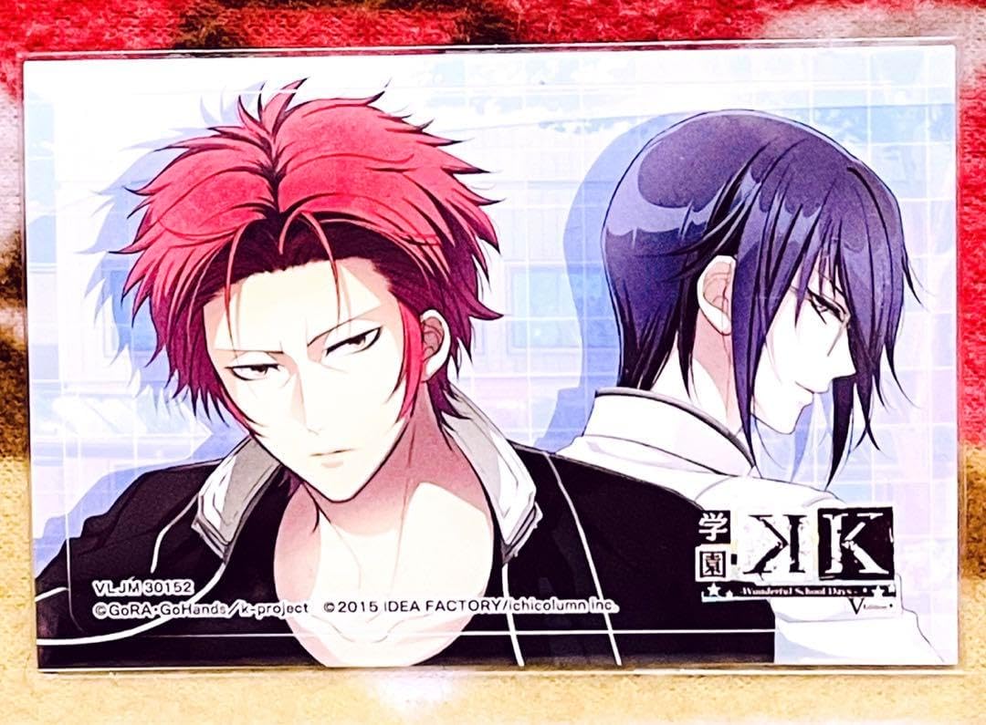 アニメK アベイル 缶バッジ 2点セット 周防尊 宗像礼司 周防尊