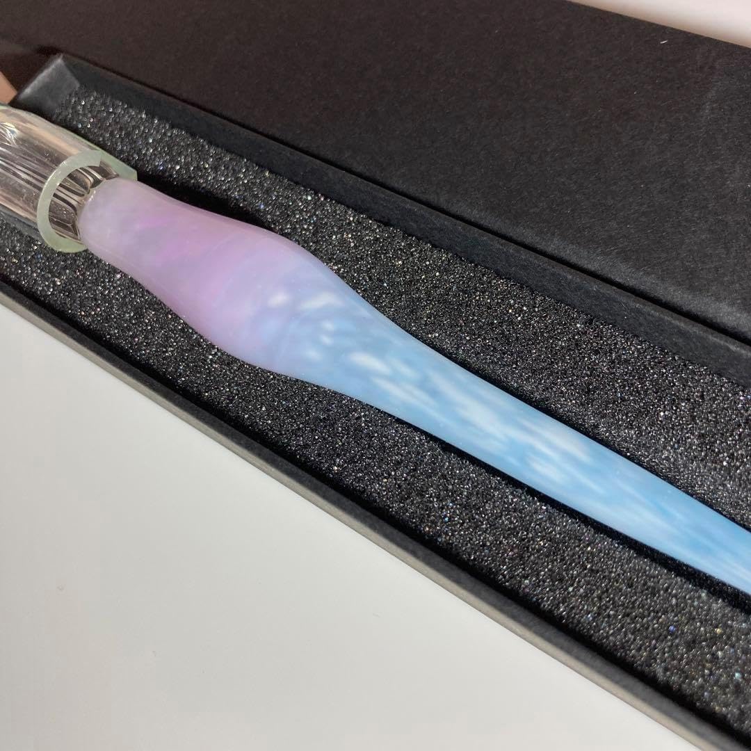 aun ガラスペン 中細(FM)【オーヴェルシーの運河】大原美術館×うさぎや