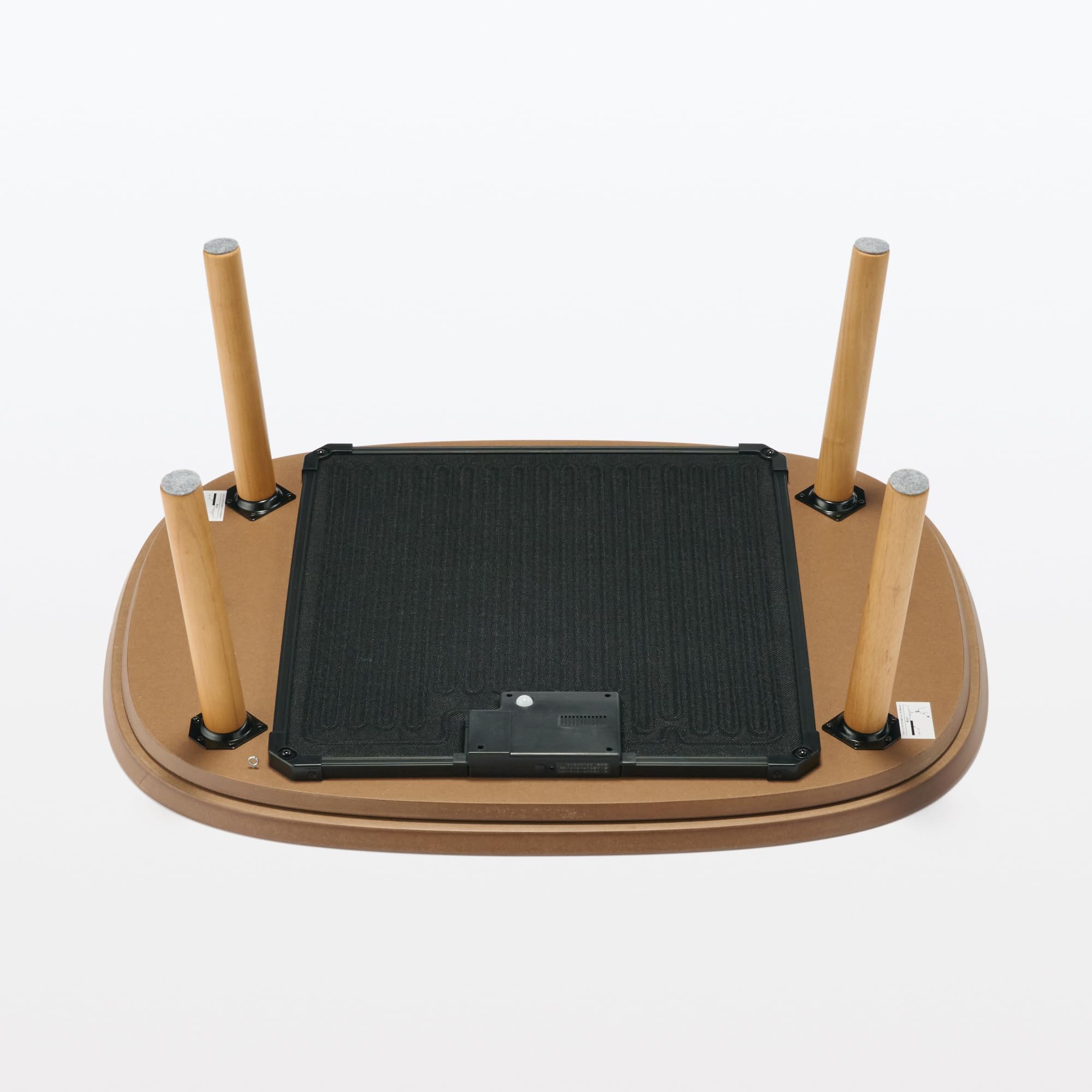 Amazon | 無印良品 楕円こたつ ナチュラル 小 幅97×奥行72×高さ