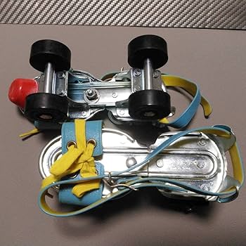 Amazon.co.jp: 当時物 レトロ アンティーク ローラースケート 昭和