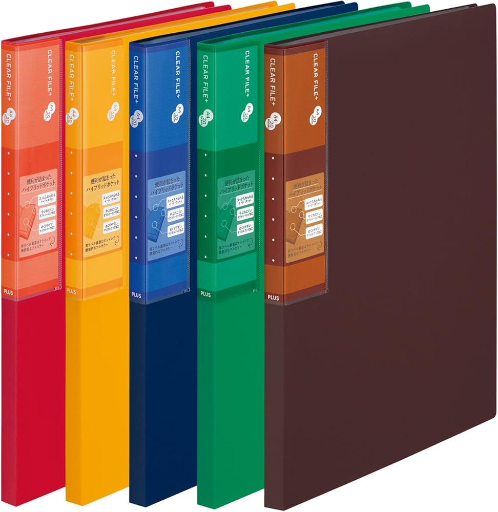 Amazon.co.jp: プラス スーパーエコノミー クリア―ファイル+ A4 20