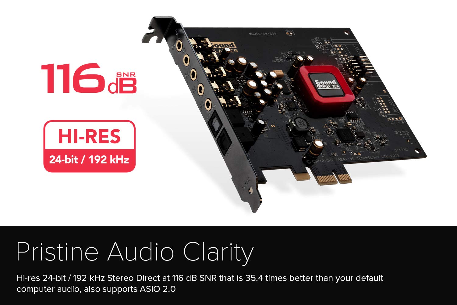 Amazon | CREATIVE Sound Blaster Z SE Soundkarte PCIe | CREATIVE