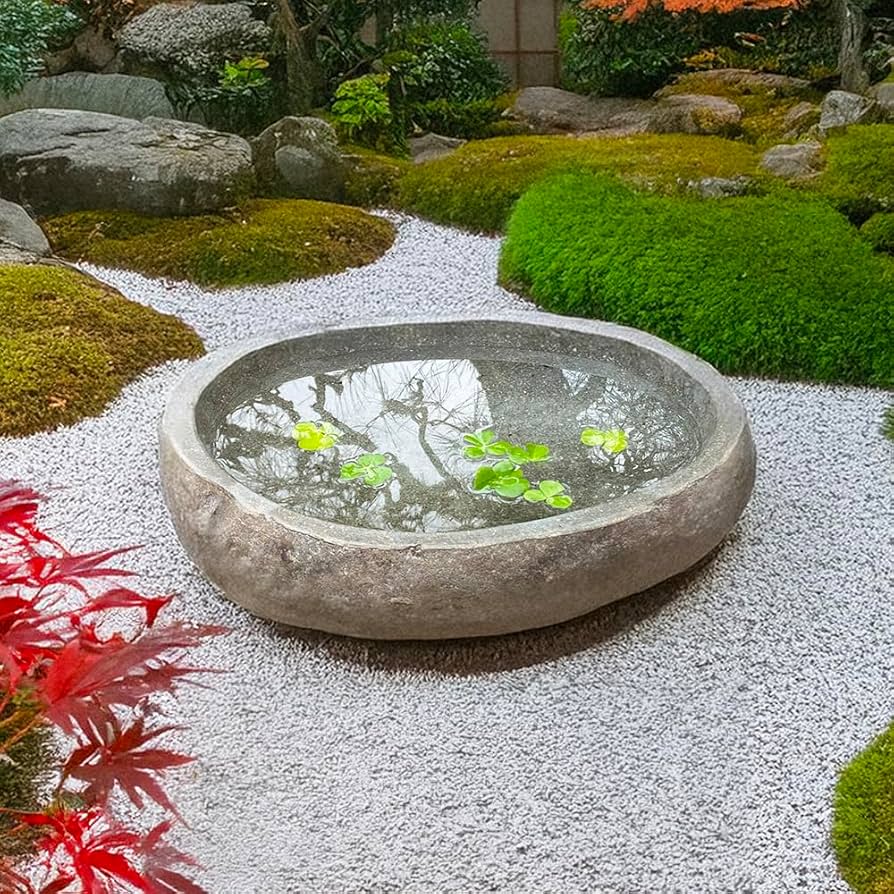 山水楼閣 鷹金魚図 火鉢 睡蓮鉢 金魚鉢 メダカ鉢 山水楼閣 鷹金魚図