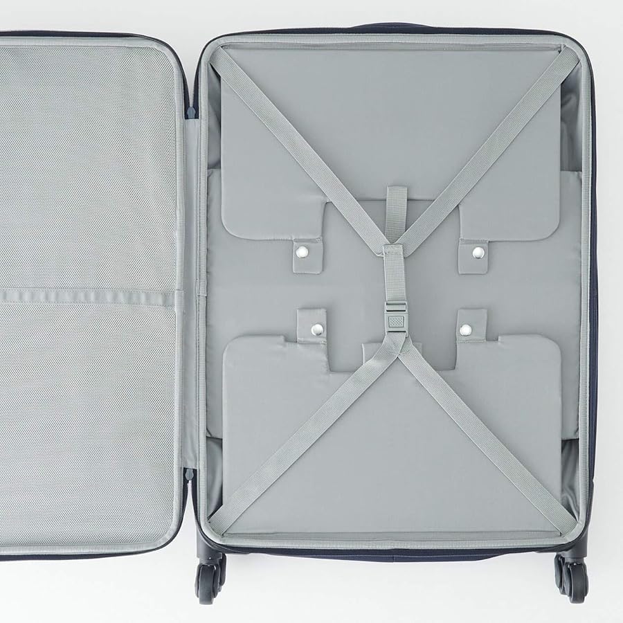 Amazon | 半分の厚みで収納できるソフトキャリーケース XL | スーツケース