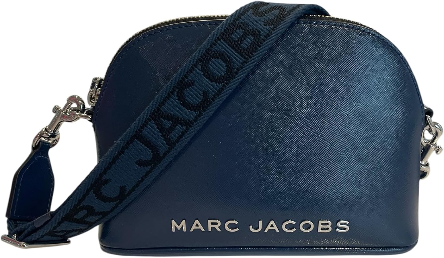 Amazon.com: Marc Jacobs Small Dome Leather Crossbody Bag (Azure