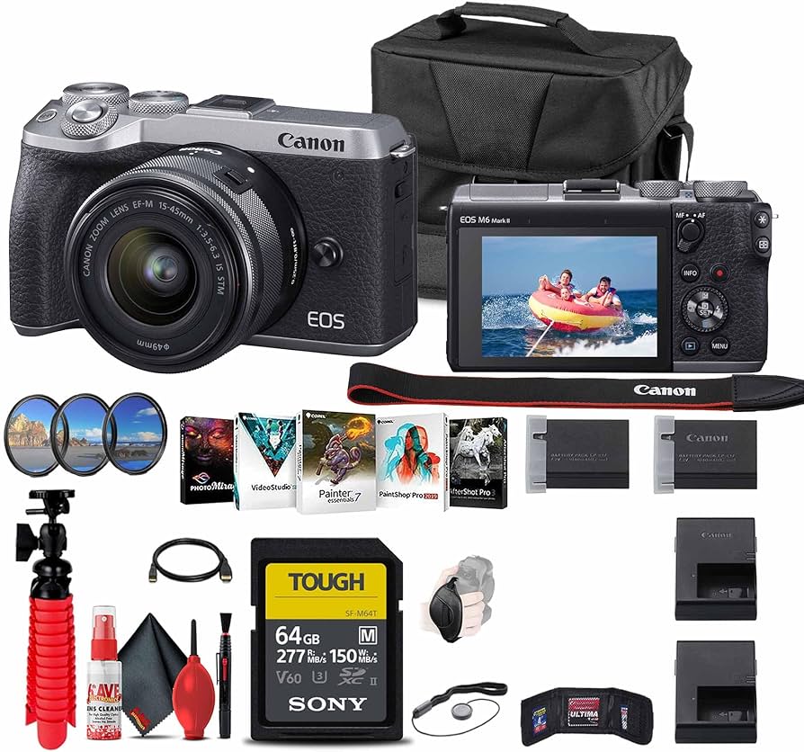 Amazon.com : Canon EOS M6 Mark II Mirrorless Digital Camera with