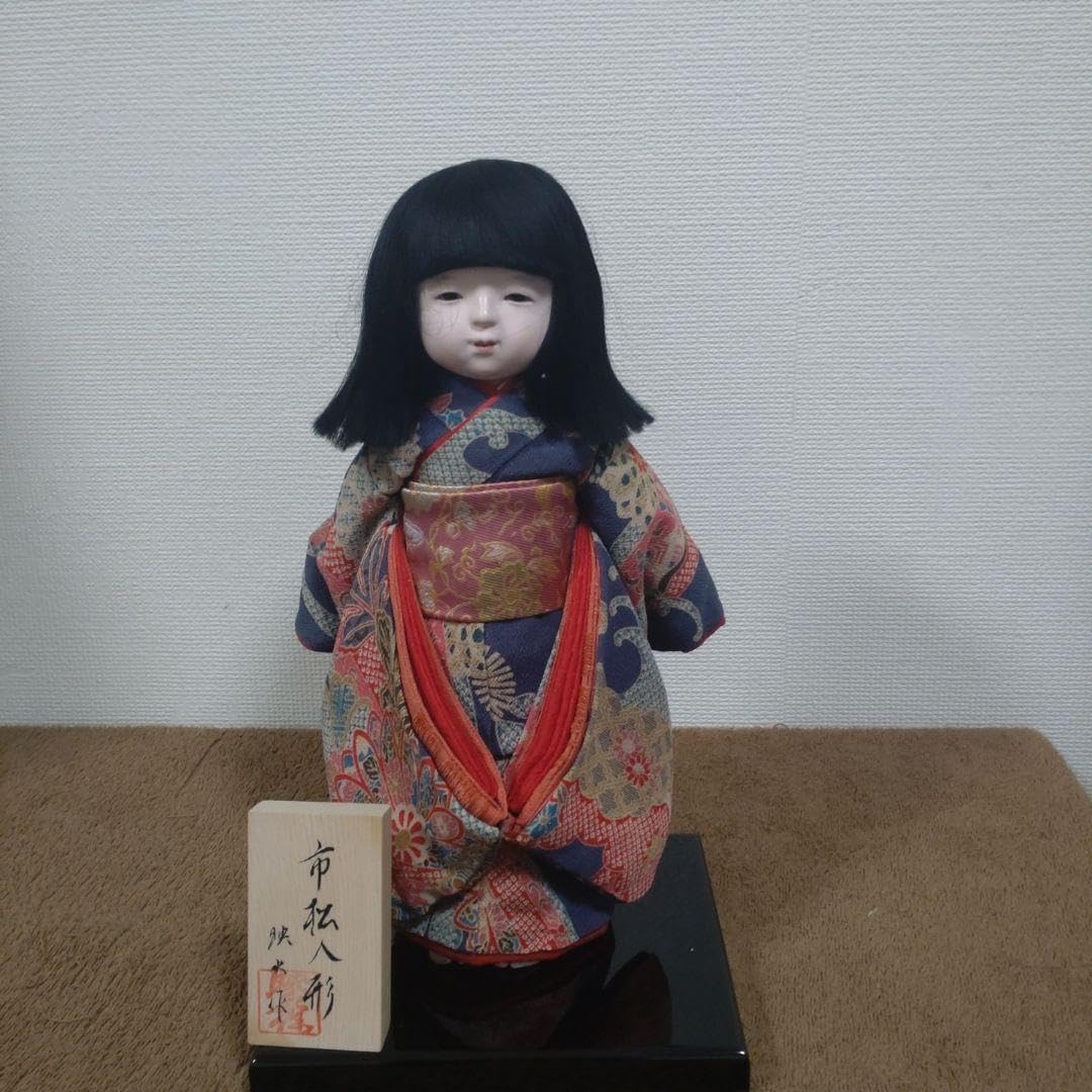 市松人形 日本人形 アンティーク 女の子 着物 ビスクドール