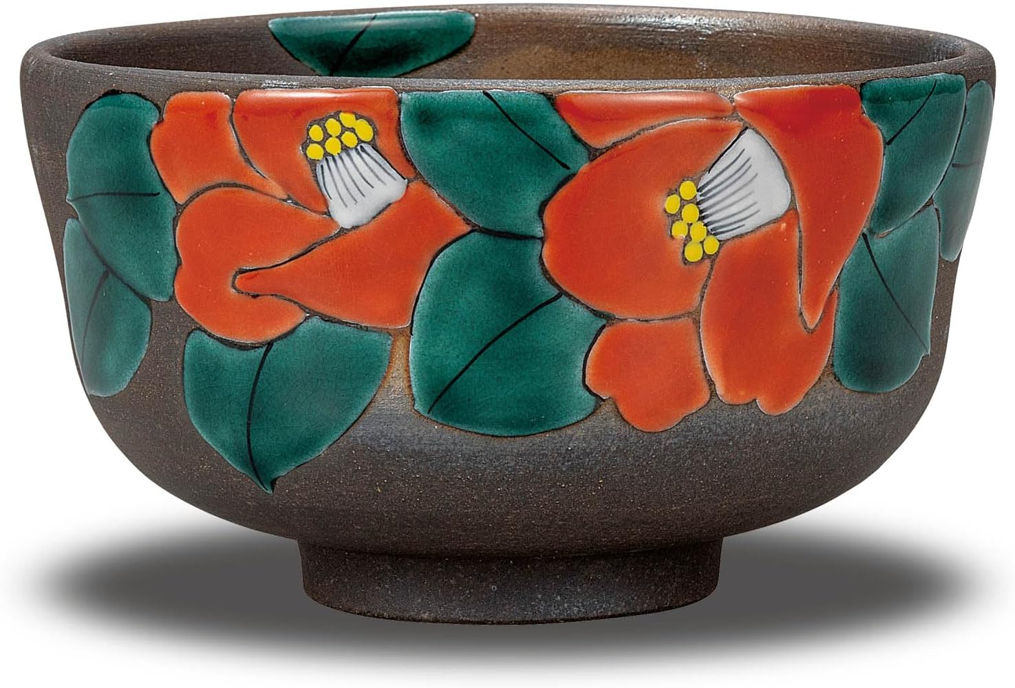 新品未使用】抹茶茶碗 田沼春ニ作 南山窯 瀬戸焼 御題茶碗 共箱 ウコン