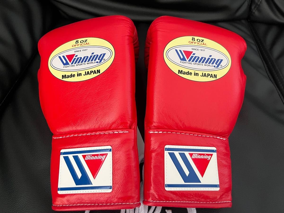 Winning ボクシンググローブ 8oz レッド Winning ボクシンググローブ