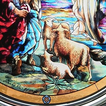 Amazon.co.jp: ルイスCティファニー ステンドグラス 天使と羊飼い