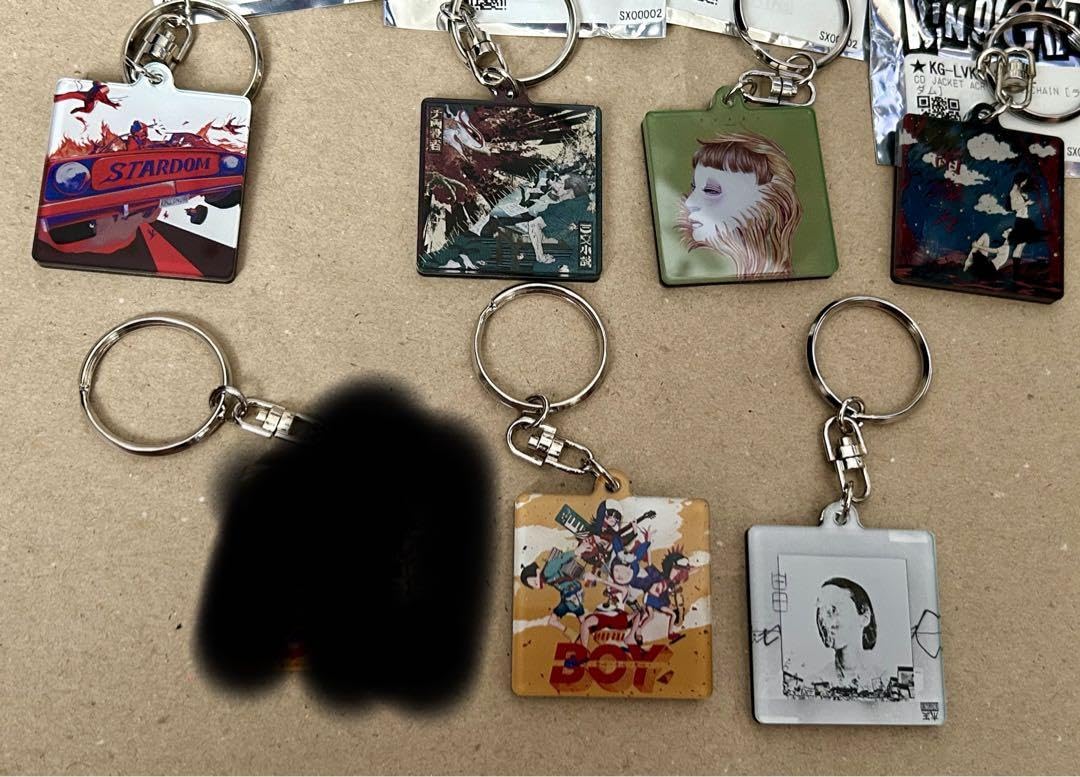 King Gnu ジャケット全種類キーホルダーセット King Gnu CDジャケット