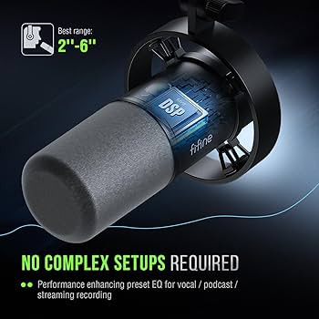 Amazon.com: FIFINE K688 Podcast Microphone Kit, USB/XLR Dynamic