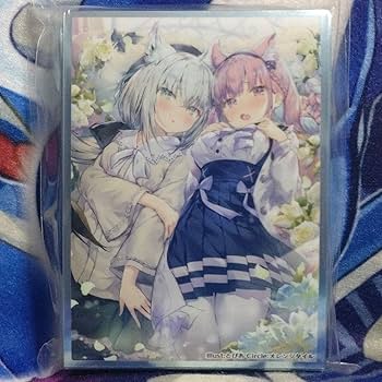 Amazon | 湊あくあ&白上フブキ スリーブ ホロライブ ホロクル 猫耳