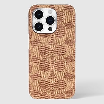 Amazon.com: Coach Signature Canvas Slim Wrap iPhone 15 Pro Case