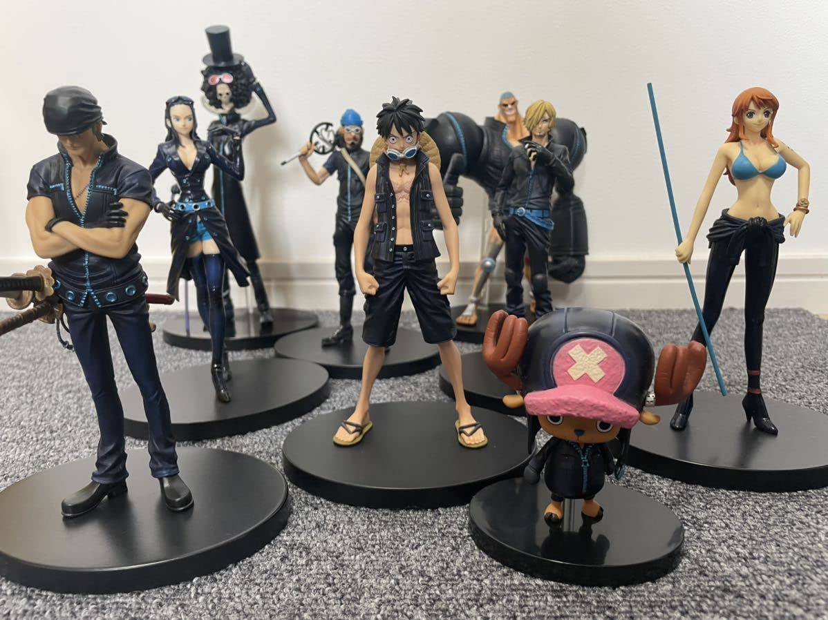 ローソン限定ワンピースPOP-SEルフィ＆ナミ＆ゾロ+SEサンジ+SEロビン