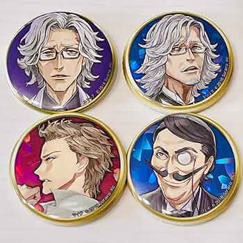 人狼ジャッジメント 缶バッジ フランク 4点 セット 人狼ジャッジメント