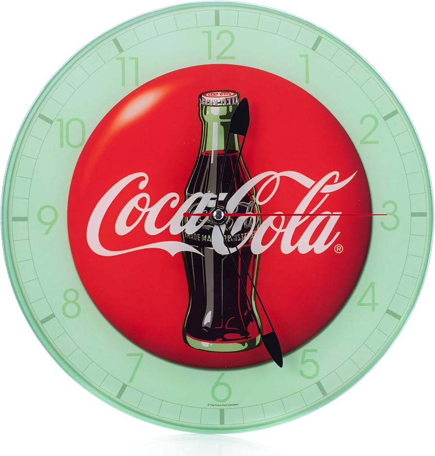 Coca-Cola ディスプレイ 円形 赤 直径50cm 1 Coca-Cola Red Disc Ad