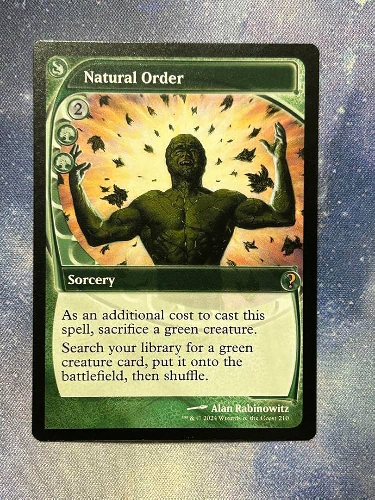 旧枠 foil「EMA」自然の秩序/Natural Order 日本語1枚 旧枠 foil「EMA