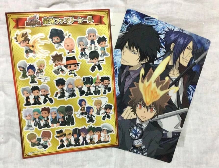 Amazon.co.jp: 家庭教師ヒットマンREBORN シール&下敷きセット