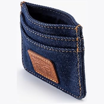 Amazon.co.jp: [リーバイス] カードケース レザーパッチ デニム カード
