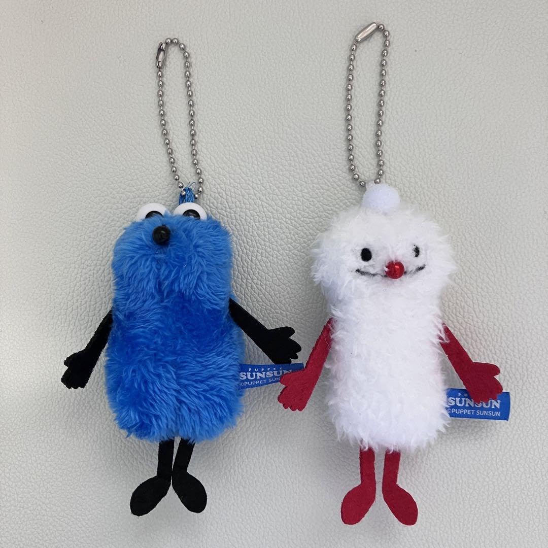 パペットスンスン・ノンノンぬいぐるみキーホルダー 5個セット