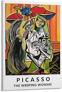 Amazon.co.jp: パブロ・ピカソ(Pablo Picasso) 名作 泣く女 プリント