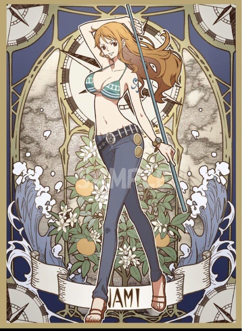 ワンピース ロビン ウタ ナミ ヤマト プレイマット Amazon.co.jp