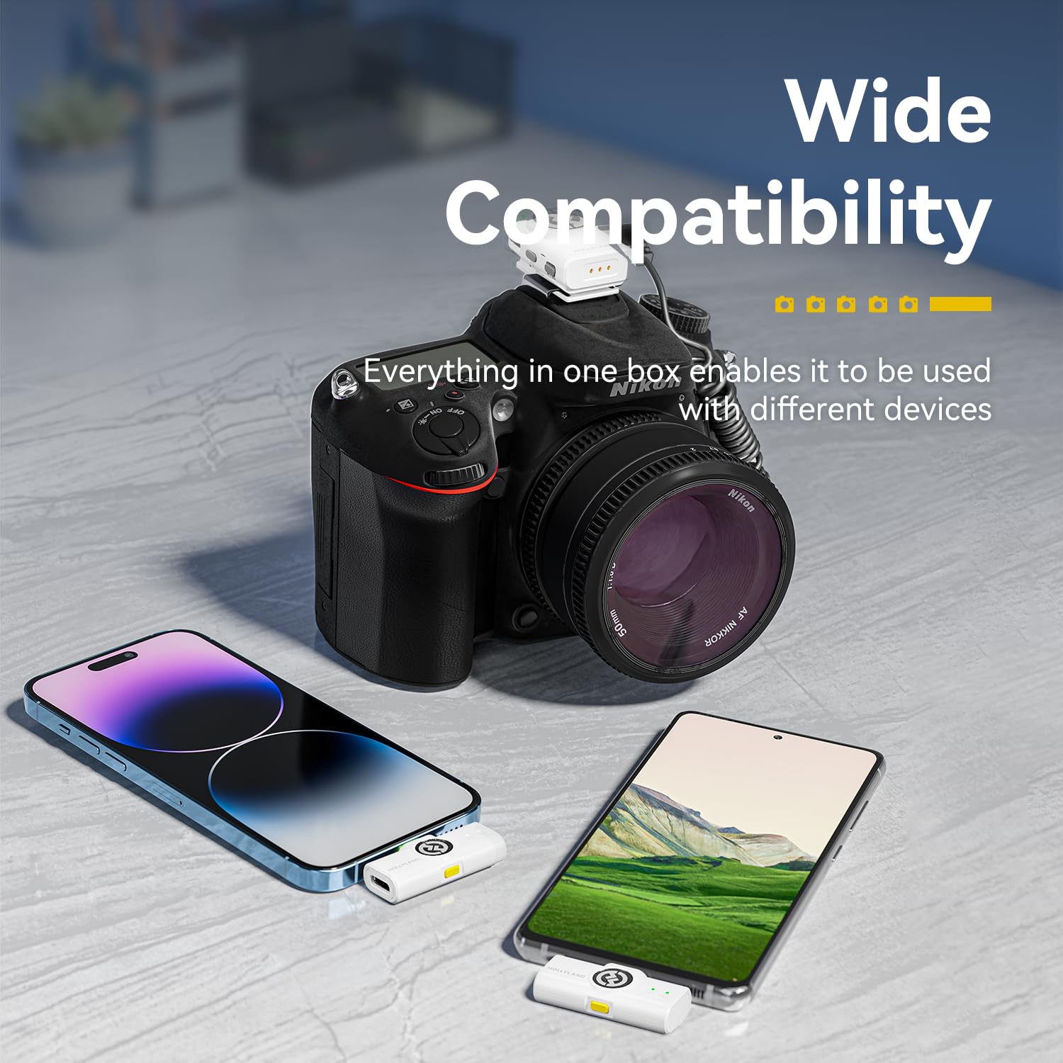 Amazon.com: Hollyland Lark M2 Wireless Lavalier Microphone for