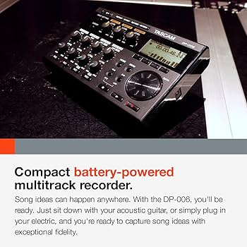Amazon.com: Tascam DP-006 6-Track Digital Pocketstudio Multi-Track