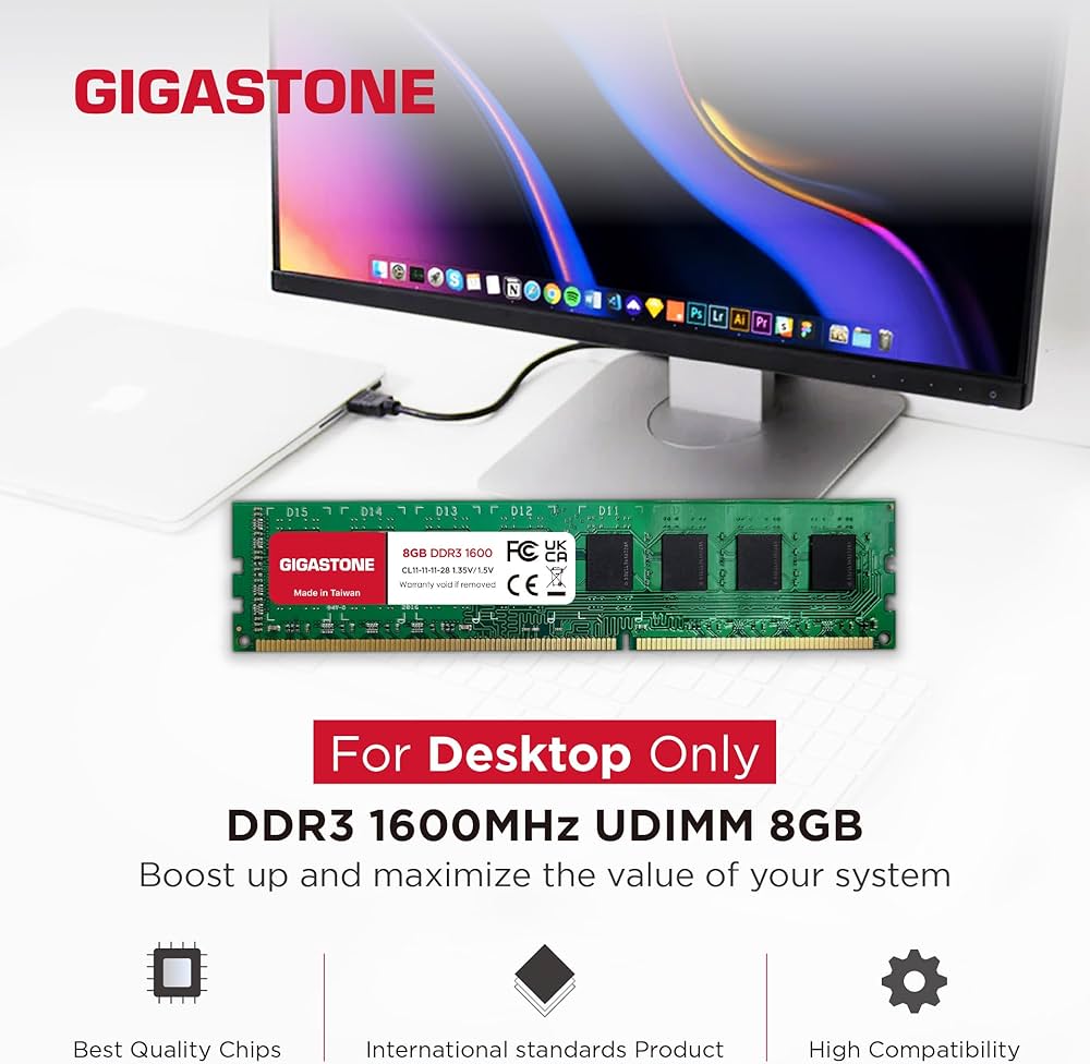 Amazon.co.jp: 【メモリ DDR3】GIGASTONE 8GBx2枚 (16GB Kit) DDR3
