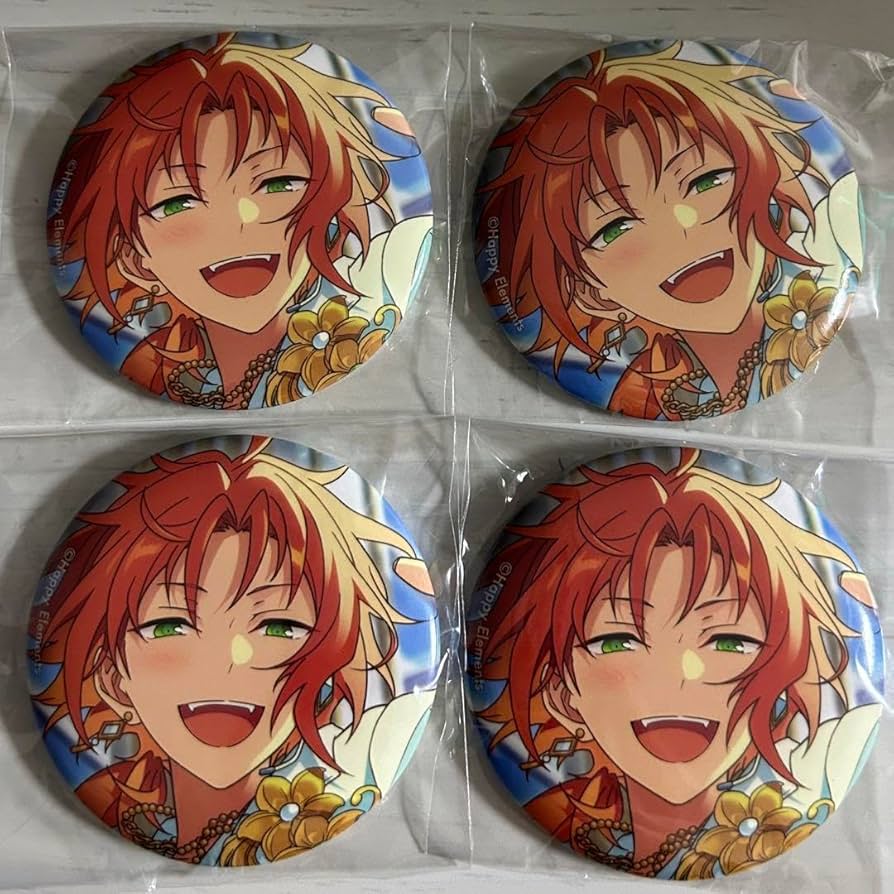 あんさんぶるスターズ あんスタ ハート缶バッジ 月永レオ 18点 あん