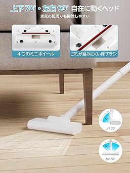 Amazon | SAITOU 掃除機 コードレス 軽量 サイクロン スティック