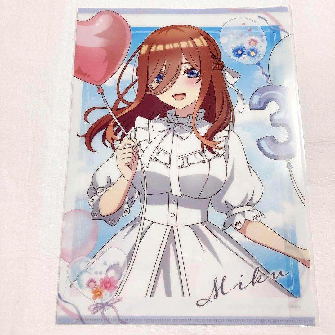 中野三玖 クリアファイル45枚セット 中野三玖 クリアファイル45枚セット