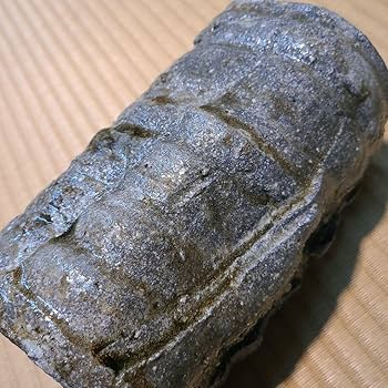 Amazon.co.jp: 信楽焼 篠原希作 引出筒花入 高さ6.5寸（約19cm）共箱