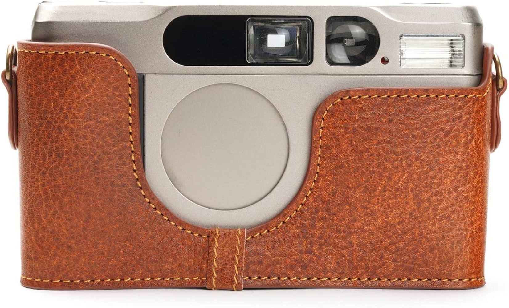 Amazon.co.jp: Contax T2ケース、BolinUS ハンドメイド本革ハーフ