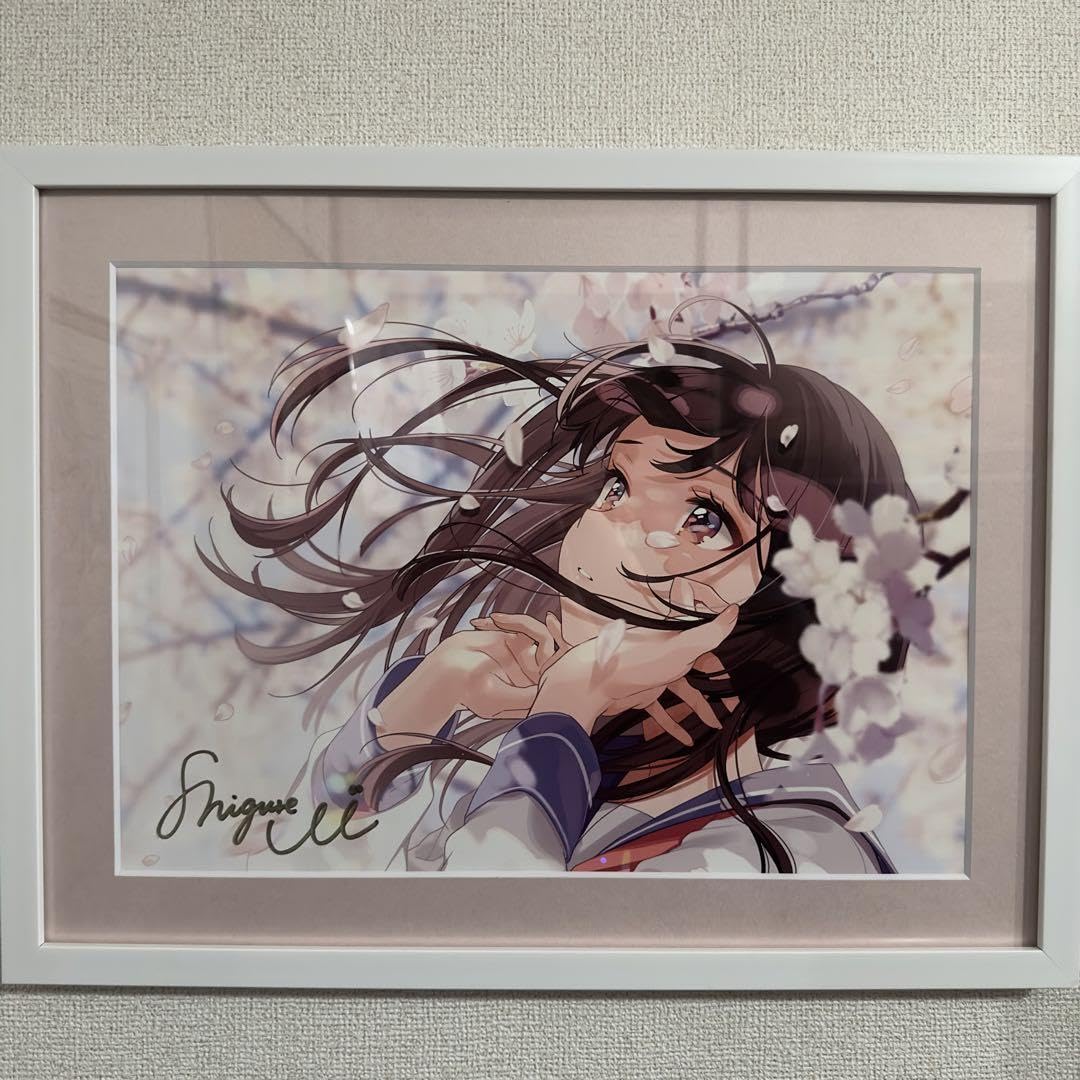 お久しぶり ふつうのJK。 B3高精細複製原画 直筆サイン入り 2枚セット