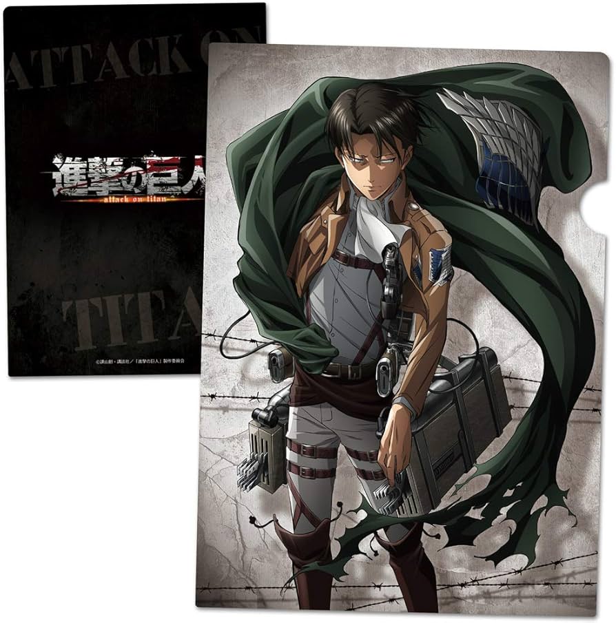 Amazon.co.jp: 進撃の巨人 クリアファイルI[リヴァイ] : ホビー